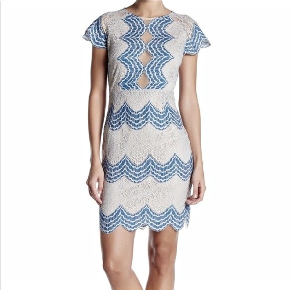 Dress Forum Dresses & Skirts - *FINAL SALE* Scalloped Lace Formal Cocktail Dress
